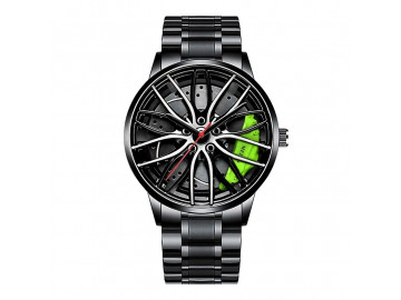Relógio Masculino Racer - Preto/Verde 