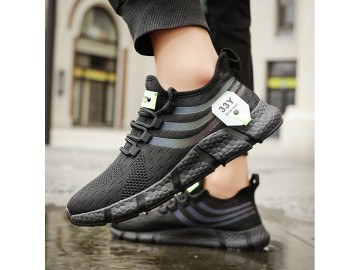 Tênis Running Y33 Mesh Respirável - Preto