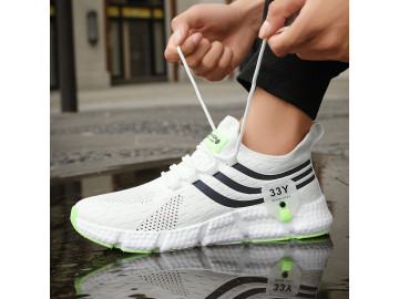 Tênis Running Y33 Mesh Respirável - Branco 