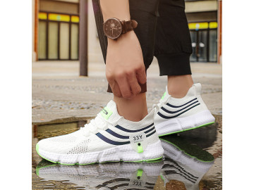 Tênis Running Y33 Mesh Respirável - Branco
