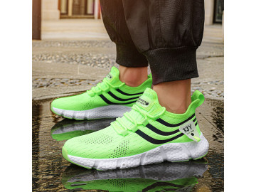 Tênis Running Y33 Mesh Respirável - Verde