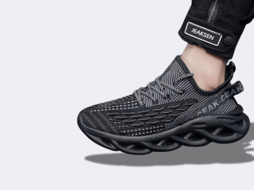 Tênis Masculino Mesh Slip-ON - Preto